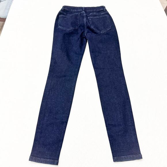 Boden The Soho Skinny Dark Wash Denim Jeans Tuxedo Stripe Detail Size 8 EUC/Mint - Picture 3 of 9